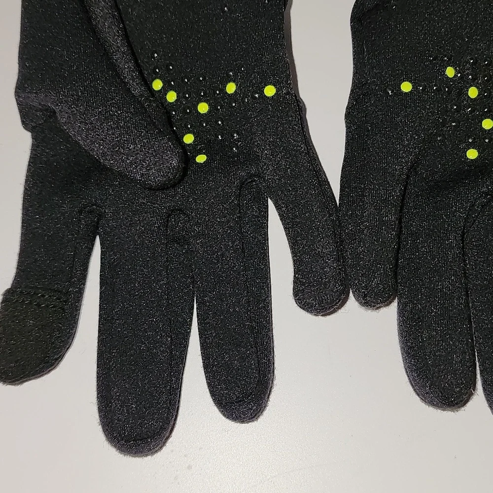 Head Sensatec Black Gloves with Neon Logo